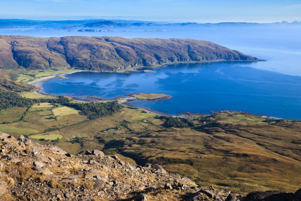 View from summit of Ben Buie