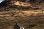 One of the old bothies in Glen Forsa