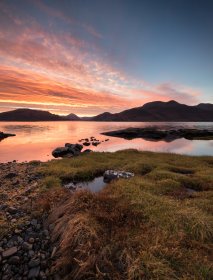 Loch na Keal at sunrise