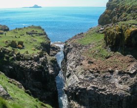 Lunga the largest of the Treshnish Isles