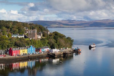 Tobermory, the island's capital takes just under 20 minutes to reach by car