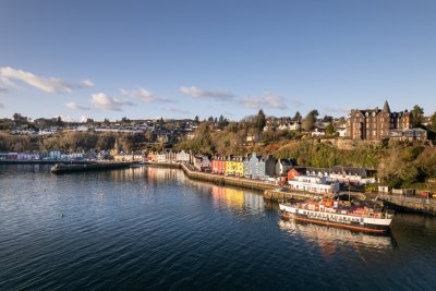 Visit the habour town of Tobermory during your stay