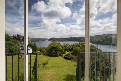 Open the french doors and enjoy the views from the double bedroom