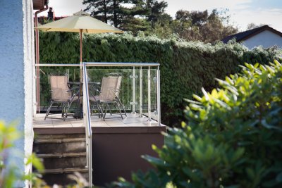 Make the most of the balcony in the garden