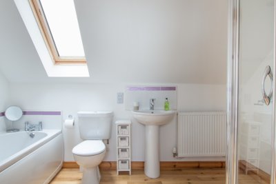 Well appointed bathrooms throughout - this is the family bathroom on the upper floor