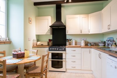 Heron View's kitchen with all you need for self-catering