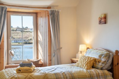 Another room with a wonderful view of the sea loch