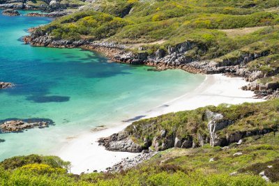 Discover the Ross of Mull's hidden beaches like this one