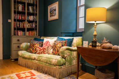 Guests certainly won't be short of books to read, with an excellent range of literature stocking the bookshelves