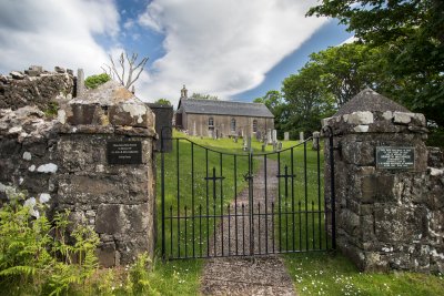 Historical Kilninian church can be visited next door