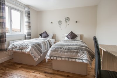 A cosy twin room, ideal for families