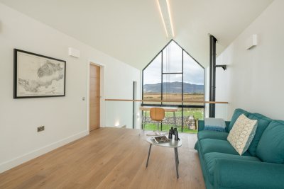 Upper landing at Mor Aoibhneas with another seating area for the family to spread out into