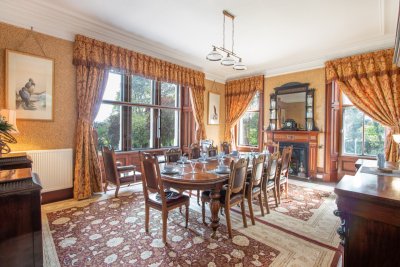 Formal dining room at Oakfield House