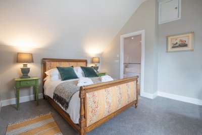Sumptuous beds promise the perfect night's sleep from the Old Post Office's three en-suite bedrooms