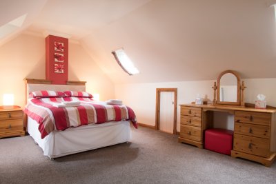 Master double bedroom with dressing table and plenty of storage