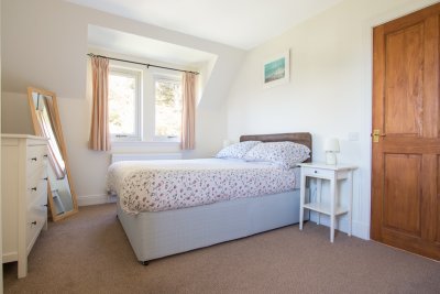 Double bedroom at Puffin Cottage