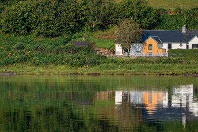 Explore the charming surrounds of the cottage, one of three with only the single track lane between house and shore