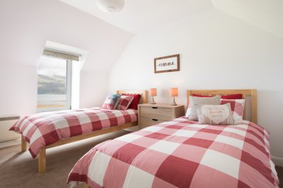 Twin bedroom at Smithy House