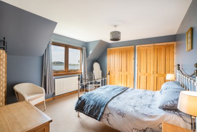 Wake up to the sea views across to the island of Iona