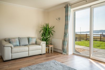 Make the most of the sea views from the bright and welcoming living room
