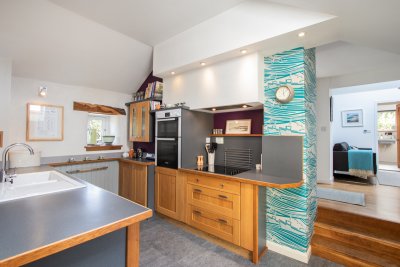 Stylish and superbly equipped, The Tontine's kitchen is a chef's delight