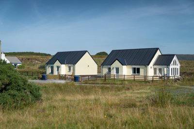 Tigh Buidhe's location in Ardtun, just outside Bunessan, next door to Tigh Beag