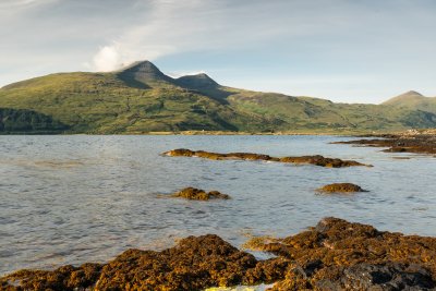 Enjoy outstanding views across Loch Scridain to the island's highest peak, Ben More