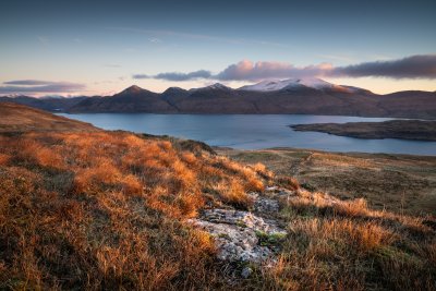 Stunning scenery awaits at every turn with Ben More across Loch na Keal