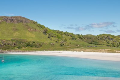 The beautiful sands of Calgary beach beckons for a visit