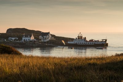 Fionnphort village and the Iona ferry