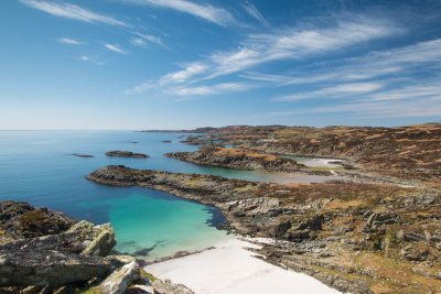 The south western coastline of Mull where you will find some stunning beaches