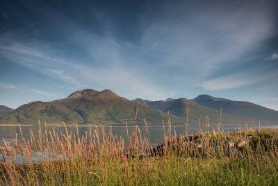 Loch na Keal and the Ben More mountains in central Mull