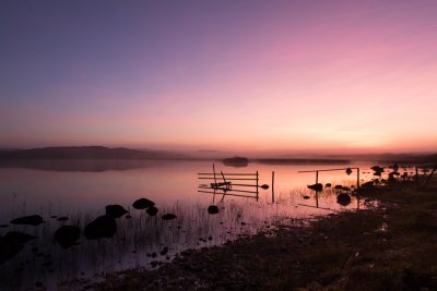 Sunset seen from Loch Pottie