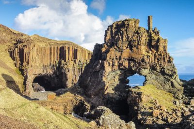 The Carsaig arches on the Isle of Mull