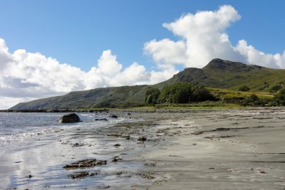 Lochbuie looking west along the coast to Carsaig
