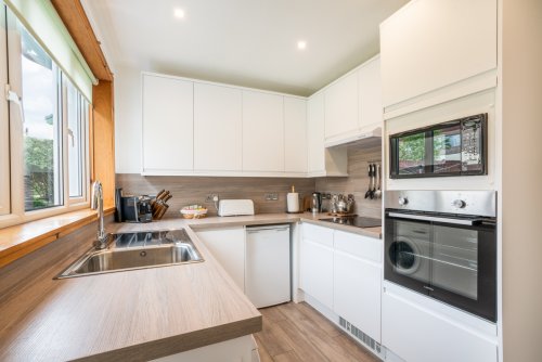 Well appointed modern kitchen makes self-catering a breeze