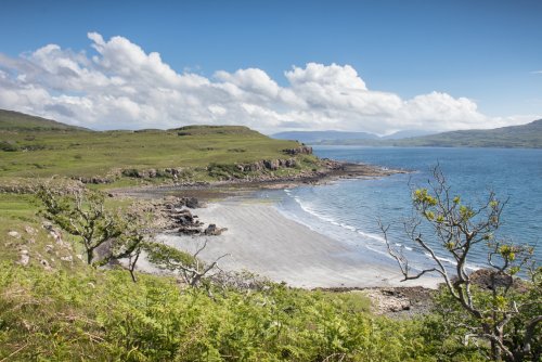 Traigh na Cille (or Black beach) on the west coast of Mull (15 minutes from the cottage)
