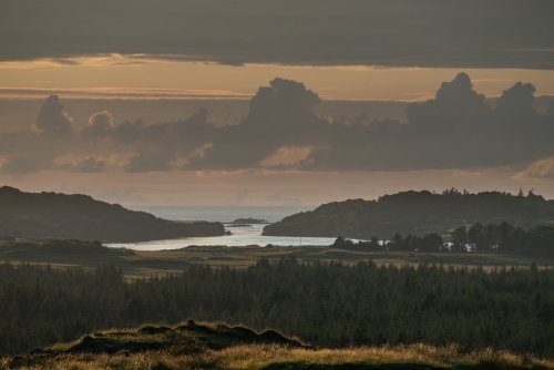 Venture westwards and discover stunning views over Dervaig and Loch Cuin