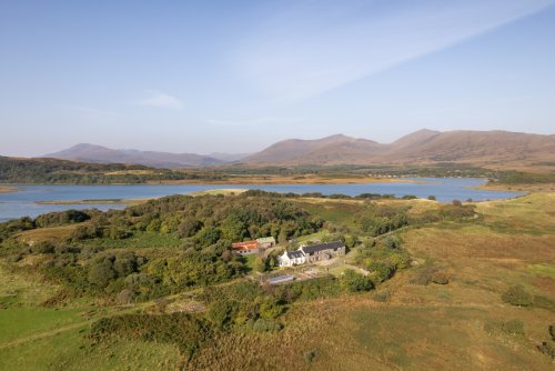 Gorsten House, adjoining farmhouse and caretaker's studio, which form part of this stunning coastal estate