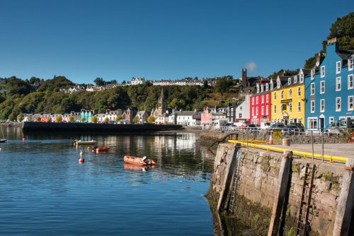 Tobermory's harbour front
